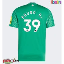 Camiseta Newcastle United Bruno Guimaraes #39 Visitante Equipación 2025-26 manga corta